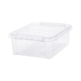 Smartstore Aufbewahrungsbox Classic 20 L, Clips, Weiß