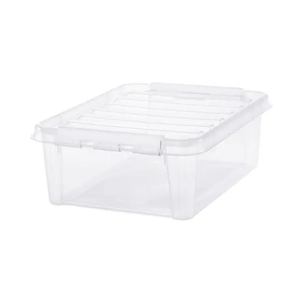 Smartstore Aufbewahrungsbox Classic 20 L, Clips, Weiß thumbnail