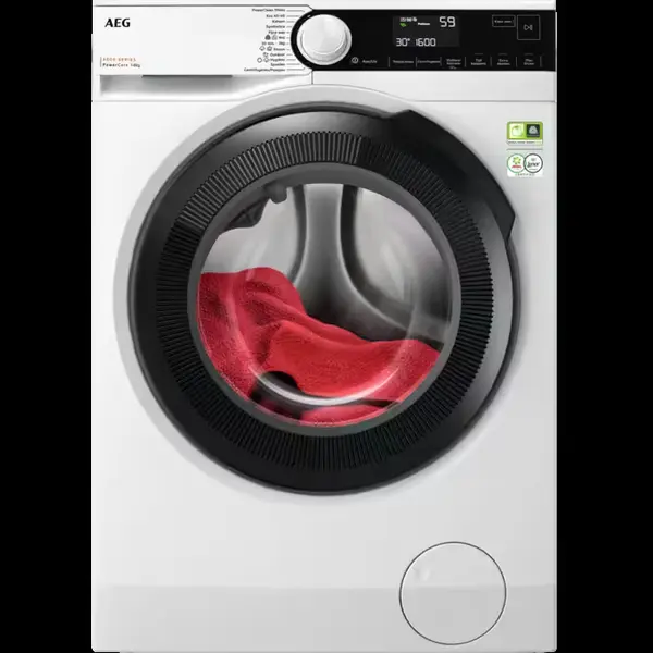 Aeg LR85864 - Wasmachine - 8kg Laadvermogen - PowerClean 59 Min - Energieklasse A thumbnail