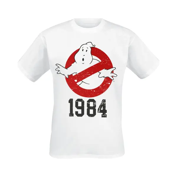 Ghostbusters T-shirt - 1984 - S Tot Xxl - Voor Mannen - Wit thumbnail