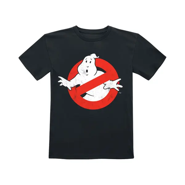 Ghostbusters Kids - Distressed Logo T-Shirt Schwarz In 104 thumbnail