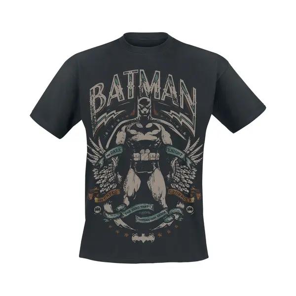 Batman - Dc Comics T-shirt - Crusader - S Tot Xxl - Voor Mannen - Zwart thumbnail