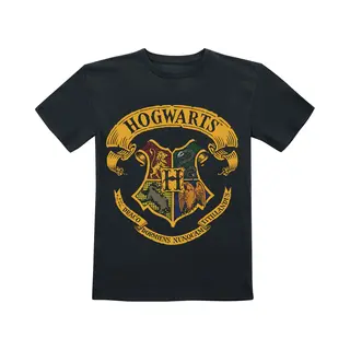 Harry Potter Kids - Hogwarts Crest T-Shirt Black