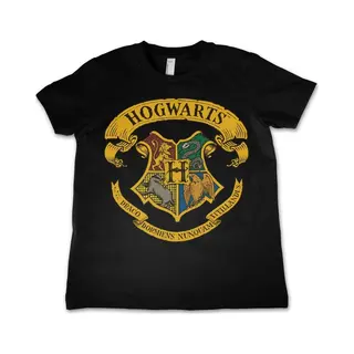 Harry Potter Kids - Hogwarts Crest Unisex T-Shirt Schwarz 152