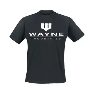 Batman Wayne Industries T-Shirt Schwarz In M