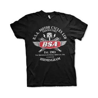 Hybris Bsa Heren Tshirt -Xl- Motor Cycles Sparks Zwart