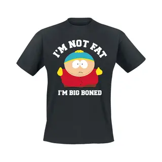 South Park I'm Not Fat, I'm Big Boned! T-Shirt Black