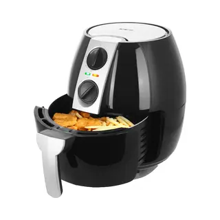 Emerio Af-116073 friteuse Enkel 4,5 l Vrijstaand 1500 W Heteluchtfriteuse Zwart, Zilver