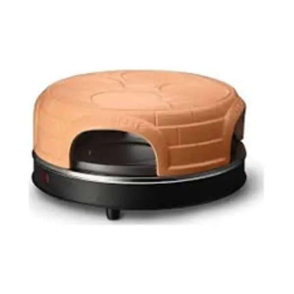 Emerio Pizzarette Pizzamacher/Ofen 1 Pizza/Pizzen 1100 W Schwarz, Braun thumbnail