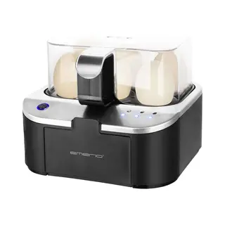 Emerio Eb-123177.12 Eierkoker Bpa-vrij Zwart, Rvs