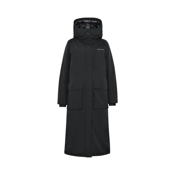 Didriksons Leya Wns Parka L 4 Dames Outdoorjas - Black thumbnail