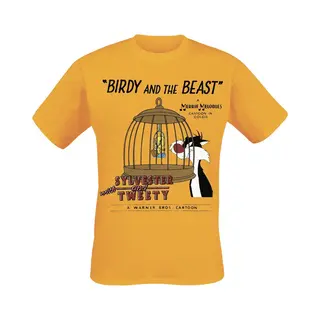 Looney Tunes Birdie And The Beast Heren T-shirt - Geel - Xl