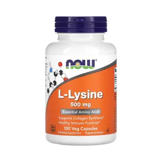 L-Lysin 500 Mg 100 Vegetarische Kapseln Now Foods
