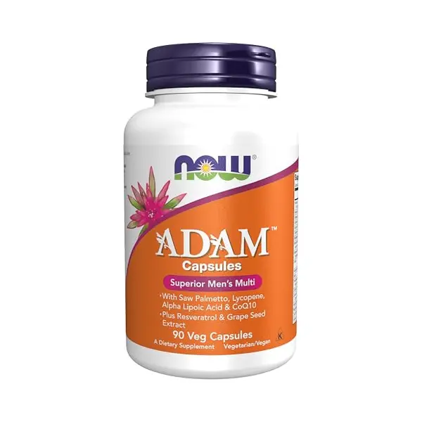 Now Foods Multivitamin For Men Adam Daily Health - 90 Vegan Capsules thumbnail