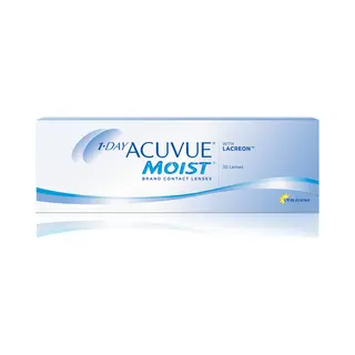 Johnson & Johnson 1 Day Acuvue Moist, 30-Pack Dagelijks 30 stuk(s)