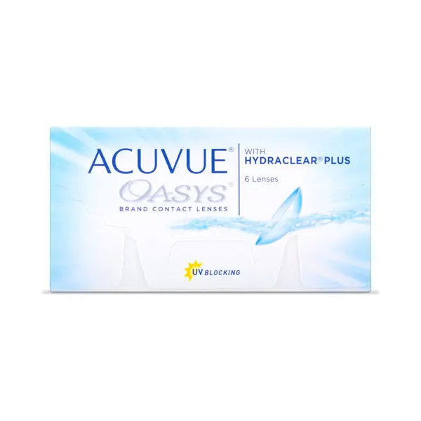 Acuvue Oasys 2-Wochen-Kontaktlinsen Für Tag Und Nacht Mit -9.00 Dpt Und Bc 8.8 – Uv Schutz, Austrocknungsschutz Und Extrem Komfortables thumbnail