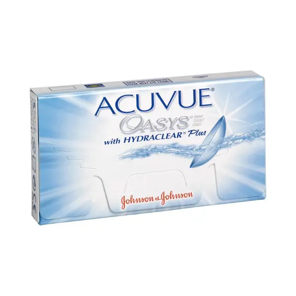 Acuvue Oasys 2-Wochen-Kontaktlinsen Für Tag Und Nacht Mit 3.50 Dpt Und Bc 8.8 – Uv Schutz, Austrocknungsschutz Und Extrem Komfortables Tragegefühl thumbnail