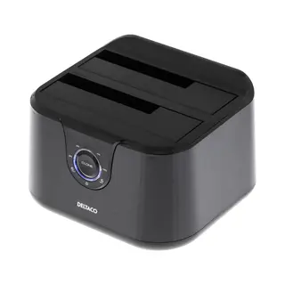 Deltaco Map-GD35U3 basisstation voor opslagstations Usb 3.2 Gen 1 (3.1 Gen 1) Type-A Zwart