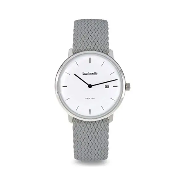 Lambretta Volta 39 Perlon Silver White Grey 39mm thumbnail