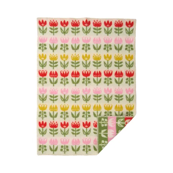 Klippan Wiegdeken Eco Wol Tulip Multi thumbnail