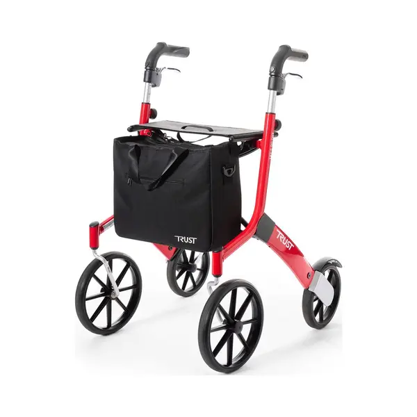 Let's Go Out Rollator - Rood - Trustcare thumbnail