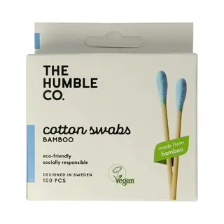 The Humble Co. Bamboo Cotton Swabs Blue