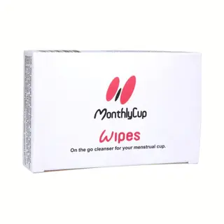 MonthlyCup Wipes - Reinigingsdoekjes Voor Menstruatiecup - Composteerbaar - 10 Stuks