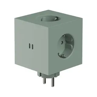 Avolt Square 2 Usb-C Wandcontactdoos, Minimalistisch En Iconisch Design, Stekkerdoos Zonder Kabel, Drievoudig Stopcontact Met Twee Usb-C-poorten Voor
