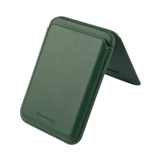 Pomologic Magsafe Card Portemonnee Stand – Ingebouwde Standaard Voor Handsfree Kijken – Sterke Magneten Voor Veilige Bevestiging – Ruimte Voor