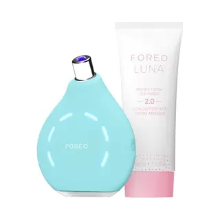 Foreo Kiwi Blackhead Remover Tool Bundle – Whitehead & Blackhead Remover For Face + Luna Micro-Foam Cleanser 2.0, 100ml – Vacuum Skin Care Tools