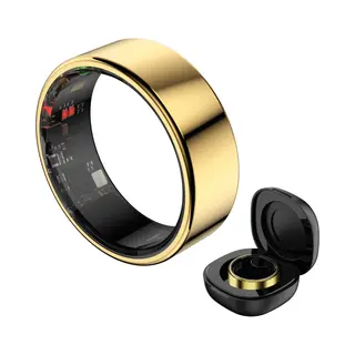 Haale Ii Smart Ring Met Oplaadcase - Gold - Size 8