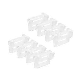 Koelkast Organizers - 8 Stuks - Ladeverdeler - Lade Organizer - Verstelbaar - Scheidingswanden - Transparant