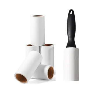 Kleding Rollers - 1 Kledingrollers+extra 5 Rollen - Verwijdert Haren - Kleefrollers - Katten En Honden Haren - Pluisrollers - Stofroller - Plakroller