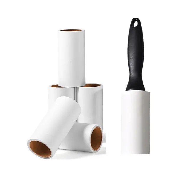 Kleding Rollers - 1 Kledingrollers+extra 5 Rollen - Verwijdert Haren - Kleefrollers - Katten En Honden Haren - Pluisrollers - Stofroller - Plakroller thumbnail