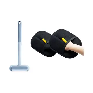 Pet Grooming Glove - Set Van 3 - Zachte Deshedding Borstel - Herbruikbaar - Voor Huisdieren En Meubels