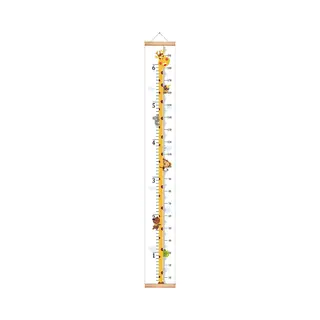 Kindermeetlat - Groeimeter Voor Kinderen - Maatmeter - 20*200 Cm - Wandmontage - Decoratie Kinderkamer - Meetliniaal Voor Baby's, Meisjes, Jongens -
