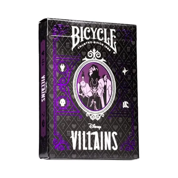 Playing Cards, Disney Villains Purple (Bicycle) thumbnail