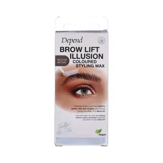 Depend Perfect Eye Brow Illusion Coloured Styling Wax Medium Brow