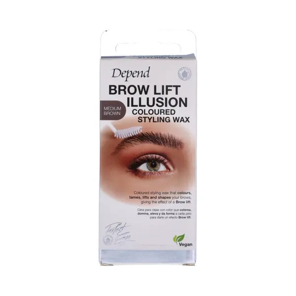 Depend Perfect Eye Brow Illusion Coloured Styling Wax Medium Brow thumbnail