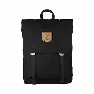 Fjällräven Foldsack No.1 Rucksack Schwarz Baumwolle, Polyester