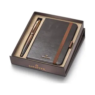 Sheaffer Balpen - Giftset 100 9374 - Coffee Edition - Met Klein Notitieboek Sf-G2937451-4