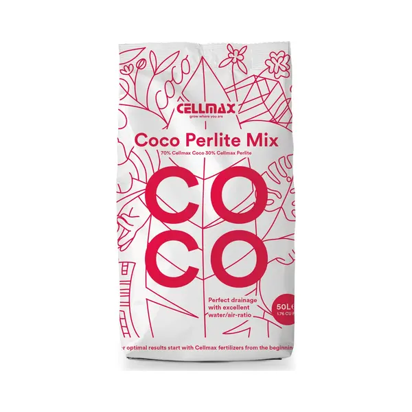 Cellmax Kokos Perliet Mix-50L-Kokos-Potgrond 70% Kokosvezel - 30% Perliet thumbnail