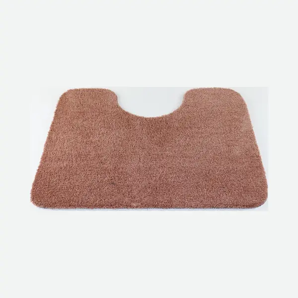 Prima - Soft - Wc Mat - Oud Roze - 50x60cm - Antislip - Met Uitsparing 21cm thumbnail
