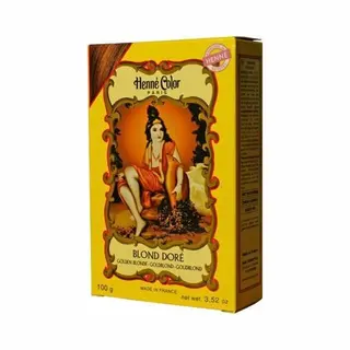 Spiritual Sky Henna Poeder Permanente Haarkleuring Blond Dore / Goudblond 100 Gram