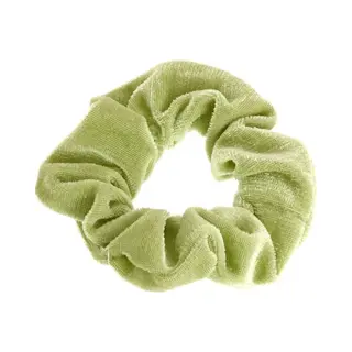 Scrunchie Velvet Licht Groen - Haarwokkel - Haarelastiek - Haaraccessoire (1 Stuk)