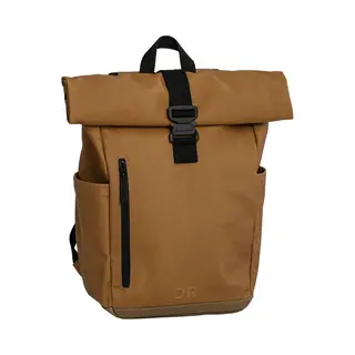 Daniel Ray Griffith Coated Canvas Rolltop Rugzak - Laptoprugzak 15, 6 Inch - Schoolrugzak 22 Liter - Spat Waterdicht - Khaki