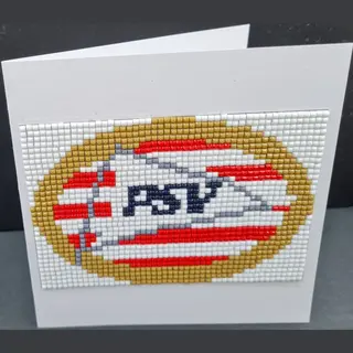 Diamond Painting Psv Kaart - Rustgevend En Ontspannend - 13, 5 X 27 Cm