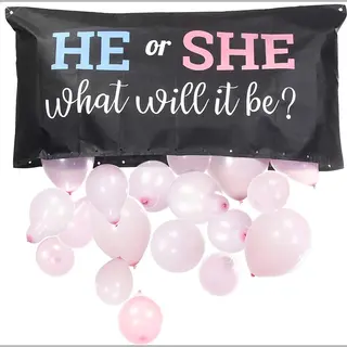 Joya Party Ballon Gender Reveal Versiering Set Ballonnen Ballon Boy Or Girl | He Or She