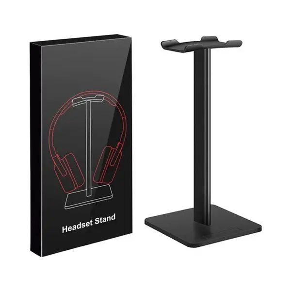Koptelefoon Standaard Universeel - Headset Stand - Hoofdtelefoonhouder - Zwart thumbnail