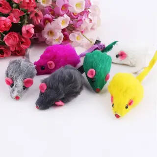 Kattenspeeltjes - Katten Speelgoed - Speelgoed Voor Katten - Kat Speeltje Muis - Kitten Speeltjes Muisjes - 10 Stuks